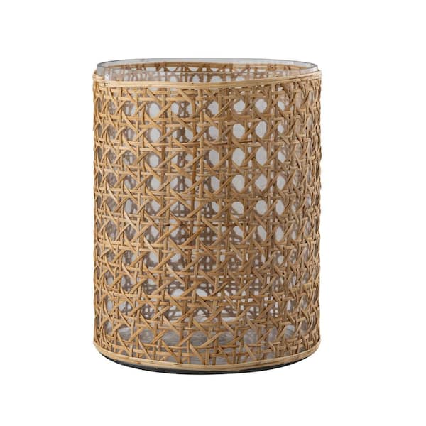 Unbranded Cantos Rattan 9 in. Decorative Vase in Natural - Medium