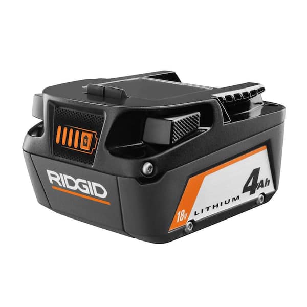 RIDGID - 18V Lithium-Ion (2) 4.0 Ah Battery Starter Kit with Charger and Bag