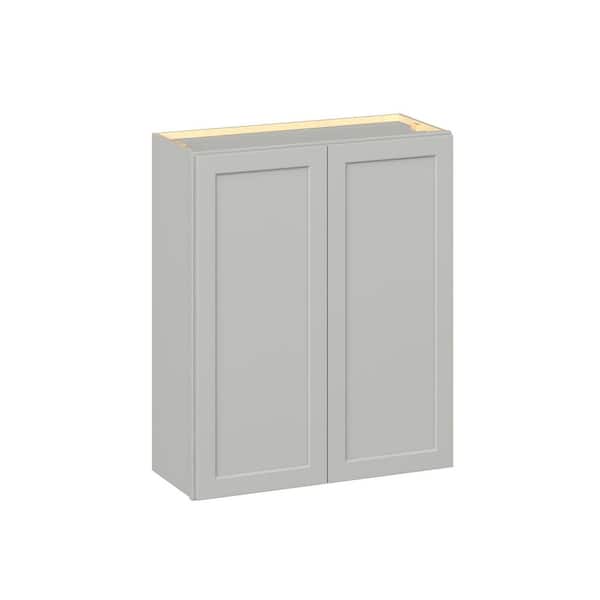 Emerson Whisper Gray Wall 2 Door Ready to Assemble Kitchen Cabinet (30 in. W x 36 in. H x 12 in. D)