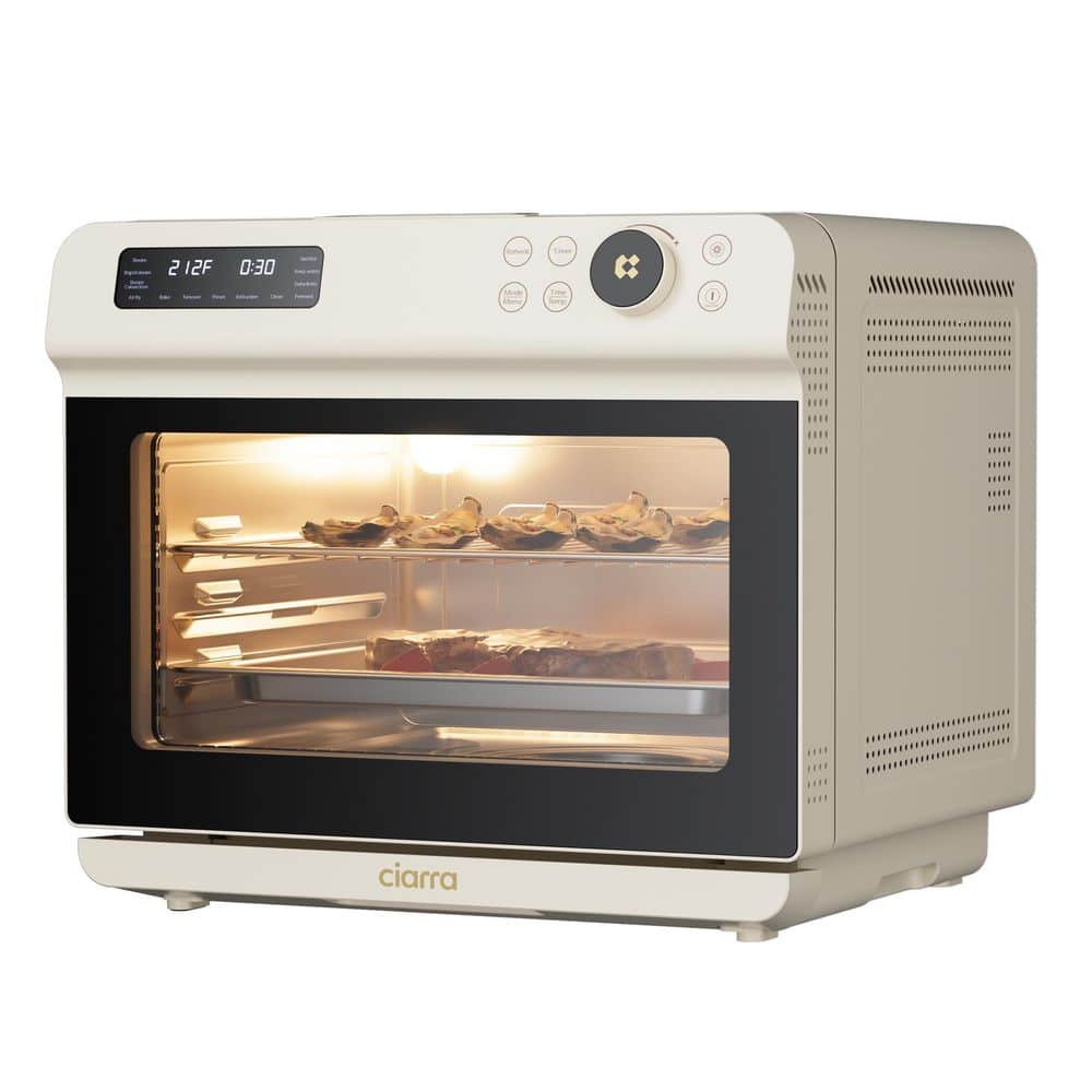 1600W 12-In-1 White Multi-function Countertop Toaster Oven in Stainless Steel price history on PriceWatchPro