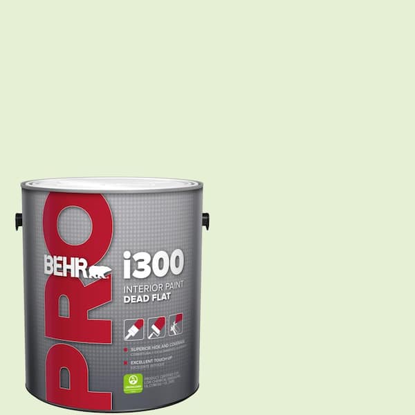 BEHR PRO 1 gal. #430C-2 Spring Morn Dead Flat Interior Paint