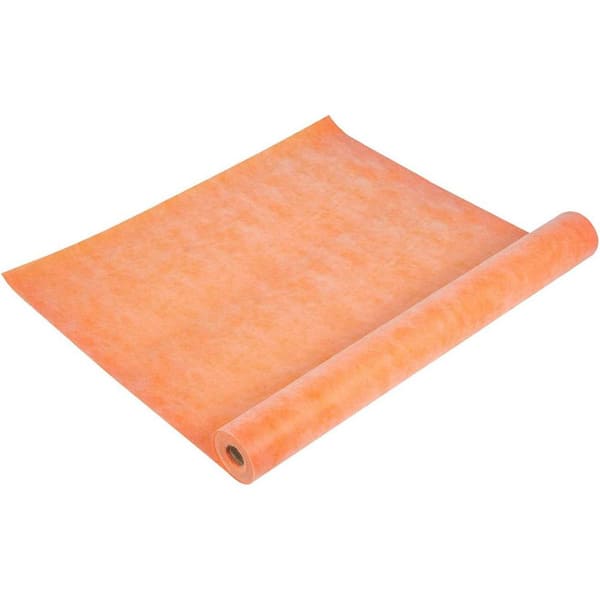 Waterproof Membrane for Shower 108 sq. ft. Polyethylene Fabric Roll 19.7 mil Thickness Water Vapor Barrier