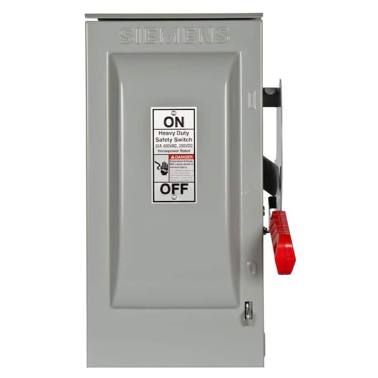 Siemens HF361R 30Amp 3 Pole 600V Heavy Duty Safety Switches