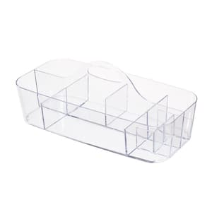 RPET Clarity Cabinet Organizer Bath Tote - Large in Clear