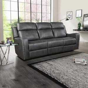 Lazzara Cadmus 82 in. W Slope Arm Microfiber Rectangle Manual