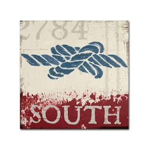 24 in. x 24 in. "Nautical II Red" by Wellington Studio Printed Canvas Wall Art
