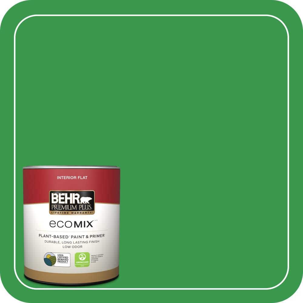 1 qt. #450B-6 Formal Garden Flat EcoMix Plant-Based Interior Paint & Primer price history on PriceWatchPro