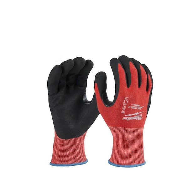 X-Large Gray Nitrile Level 5 Cut Resistant Dipped Work Gloves