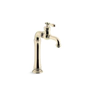 Artifacts Single-Handle Bar Faucet in Vibrant French Gold
