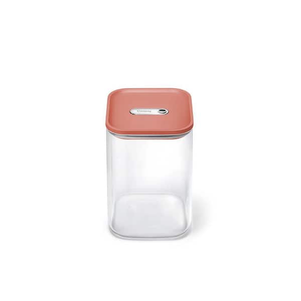 4 qt. Perracotta Glass Large Container