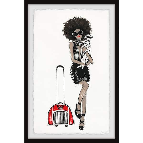 Unbranded "I'm On My Way" by Marmont Hill Framed People Art Print 36 in. x 24 in.