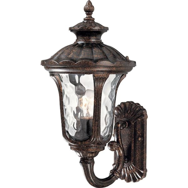 1-Light Vintage Bronze Outdoor Wall Mount Sconce