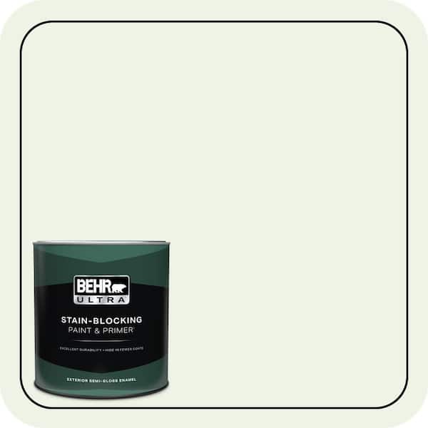 BEHR ULTRA 1 qt. #440A-1 Parsnip Semi-Gloss Enamel Exterior Paint & Primer
