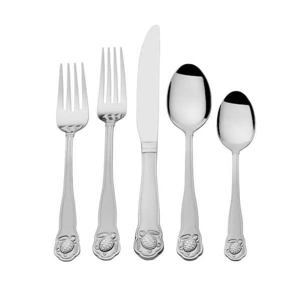 Towle Living Sea Turtle 20-pc Flatware Set, Service for 4, Stainless Steel
