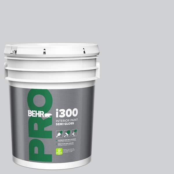 5 gal. #N510-1 Silver Shadow Semi-Gloss Interior Paint