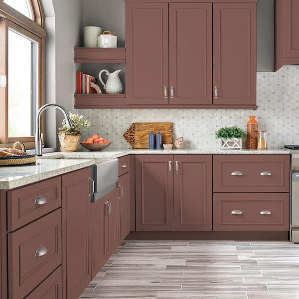 1 gal. #PFC-09 Giant Sequoia Semi-Gloss Enamel Interior/Exterior Cabinet, Door & Trim Paint