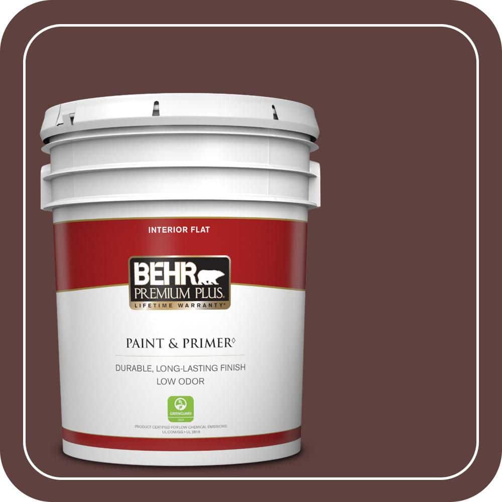 5 gal. #BXC-21 Chicory Root Flat Low Odor Interior Paint & Primer product image for price tracking