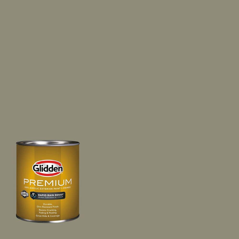 Glidden Premium 1 qt. Meander PPG1029-5 Satin Exterior Latex Paint