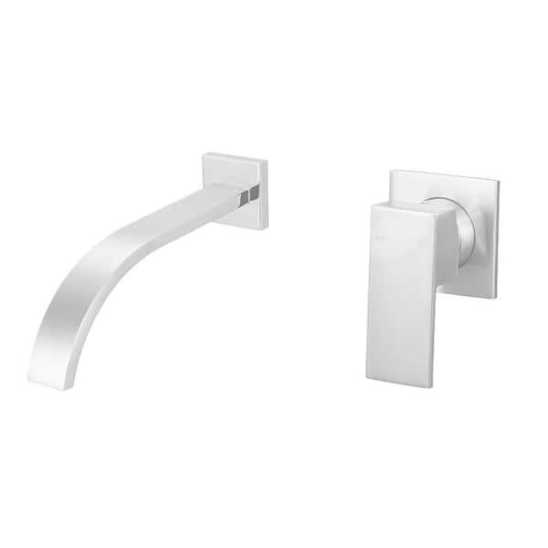 Novatto ARTZ Single-Handle Wall Mount Bathroom Faucet in Chrome