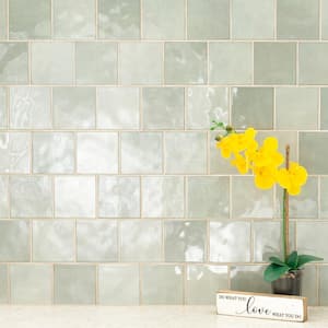 Lakeview Jade 5 in. x 5 in. Glossy Ceramic Wall Tile (734.4 sq. ft./Pallet)