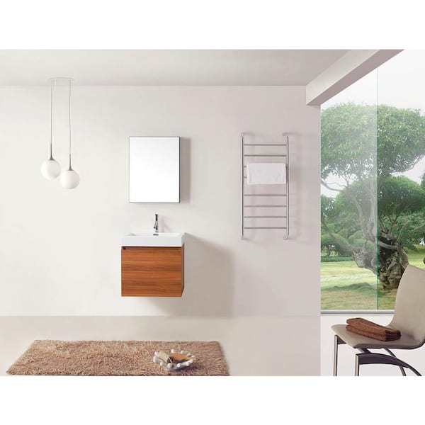 Virtu USA Zuri 24 in. W Vanity Cabinet Only in Plum JS50324-CAB-PL