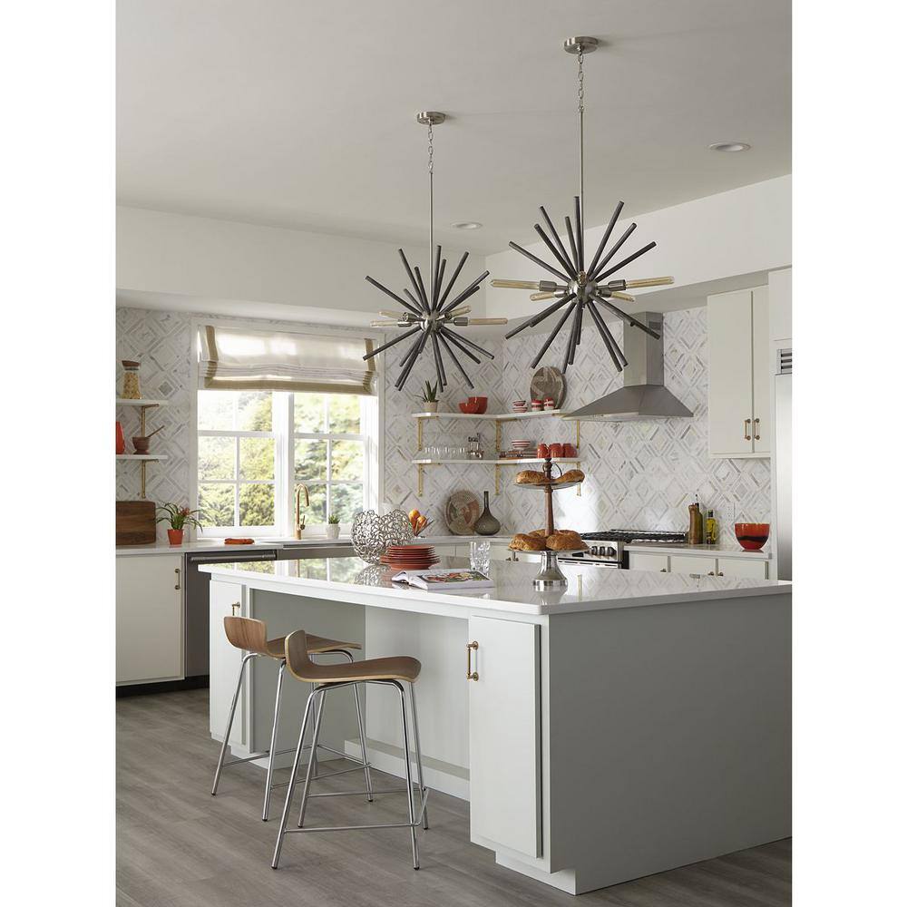 Satin White 5" Aluminum LED Recessed Ceiling Light Trim