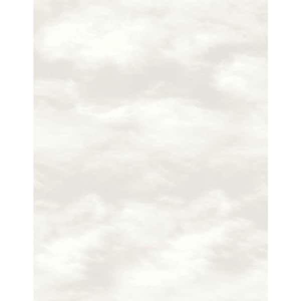 Unbranded Style Sisters Classic Beige Cloud Design Matte Finish Non-Pasted Non-Woven Wallpaper Sample