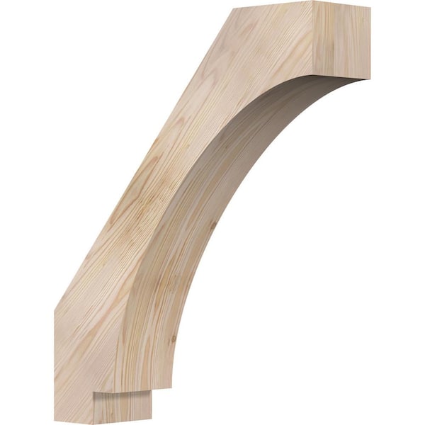 Ekena Millwork 5 1/2"W x 22"D x 26"H Imperial Smooth Knee Brace, Douglas Fir