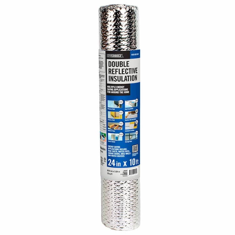 Everbilt 24 in. x 10 ft. Double Reflective Insulation Radiant Barrier
