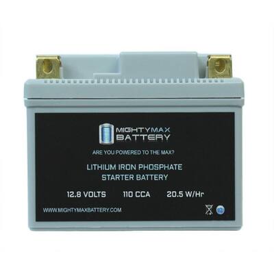 12-Volt 110 CCA Lithium Rechargeable Power Sports Battery