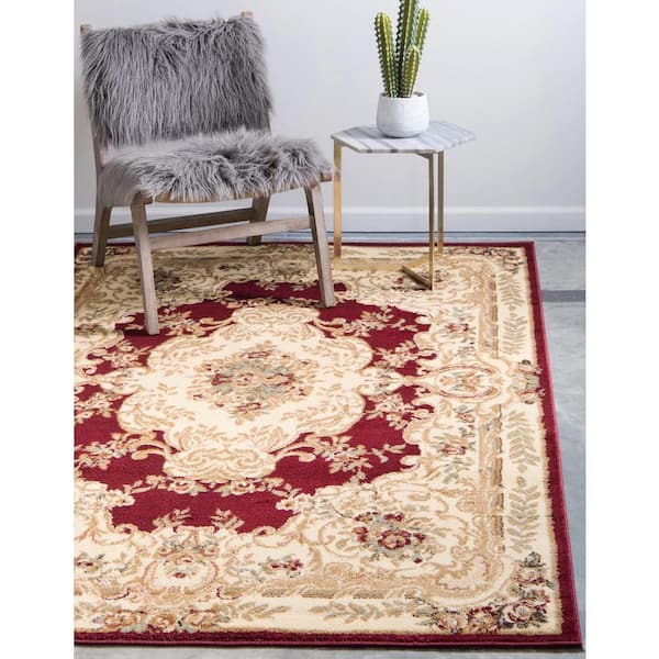 Versailles Leon Red 6' 0 x 9' 0 Area Rug