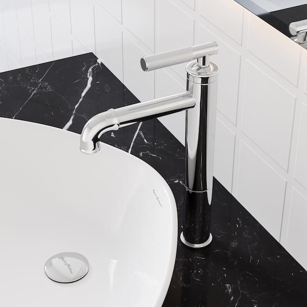 Swiss Madison Avallon Single Handle Single Hole Bathroom Faucet in Chrome