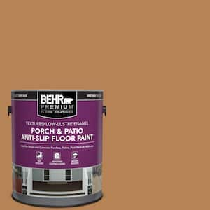 1 gal. #S250-5 Roasted Cashew Textured Low-Lustre Enamel Interior/Exterior Porch and Patio Anti-Slip Floor Paint