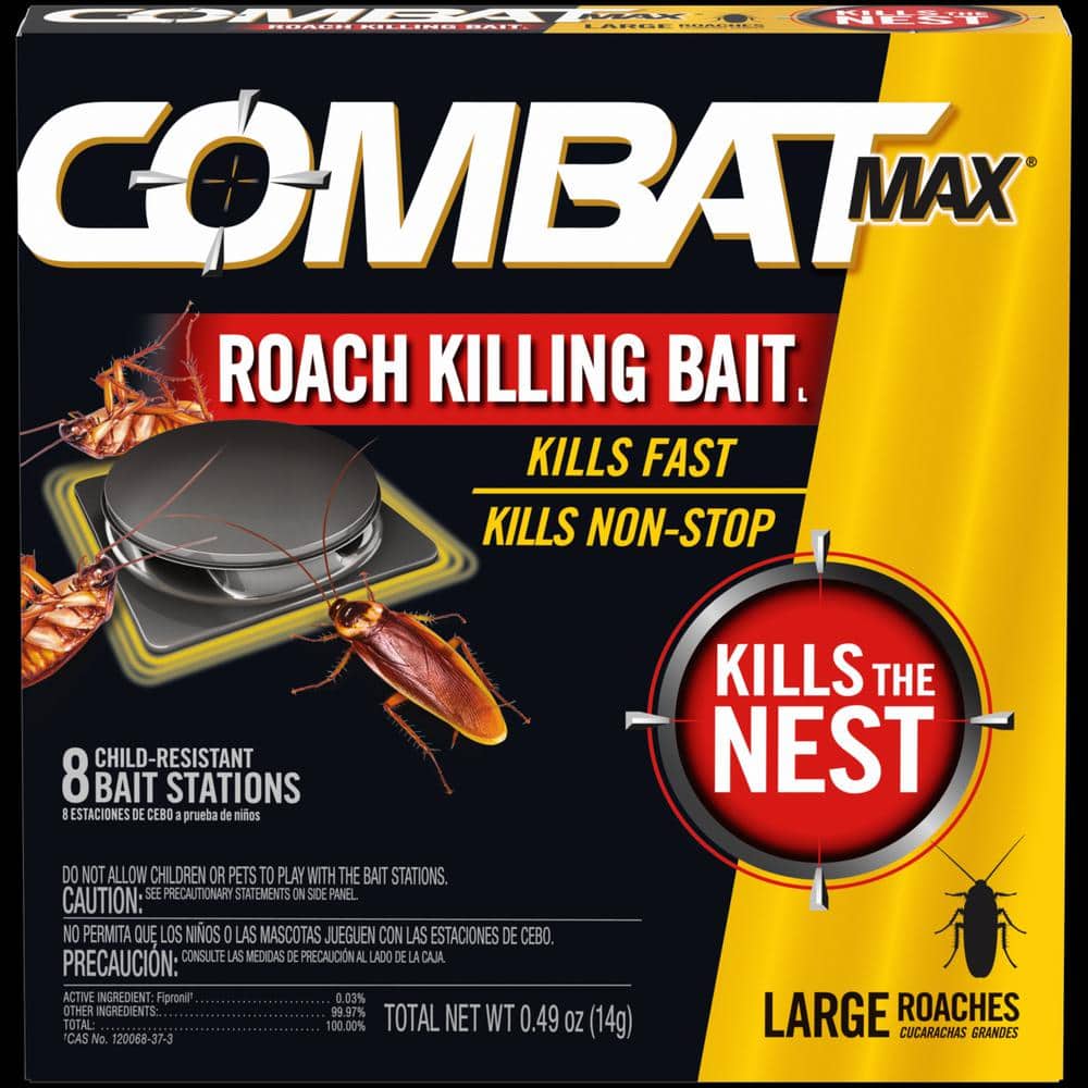 COMBAT Source Kill Max 0.49 oz. Large Roach Trays (8-Pack) 2340051913 - The  Home Depot