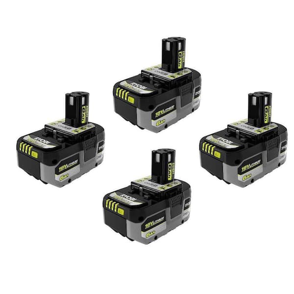 ONE+ 18V 6.0 Ah HIGH PERFORMANCE Battery (4-Pack)