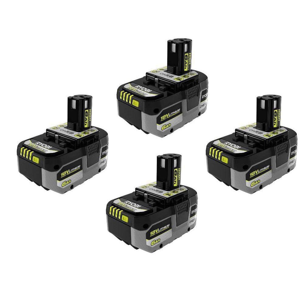 ONE+ 18V 6.0 Ah HIGH PERFORMANCE Battery (4-Pack) price history on PriceWatchPro