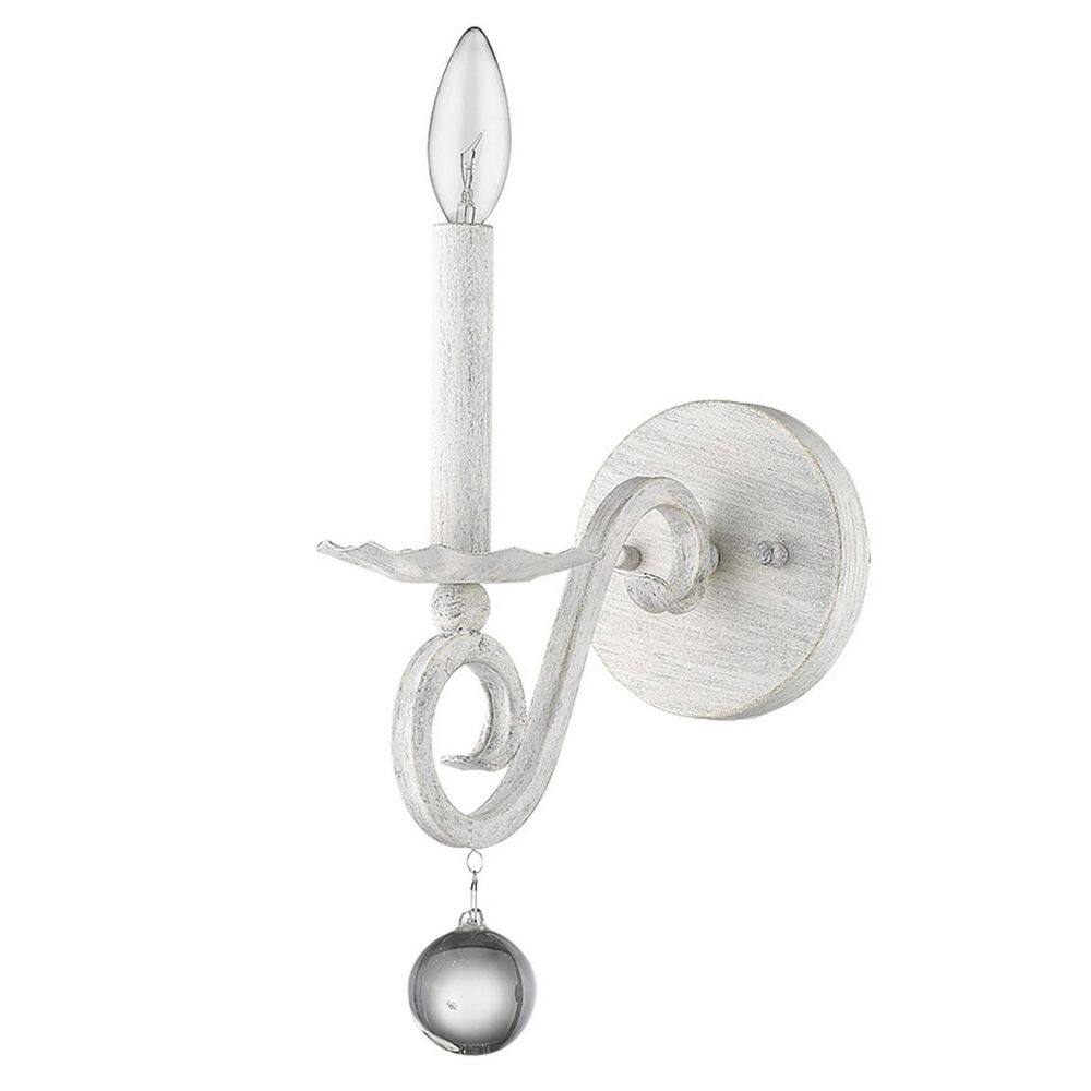 12.25 in. White Indoor Hardwired Sconce with No Bulbs Included price history on PriceWatchPro