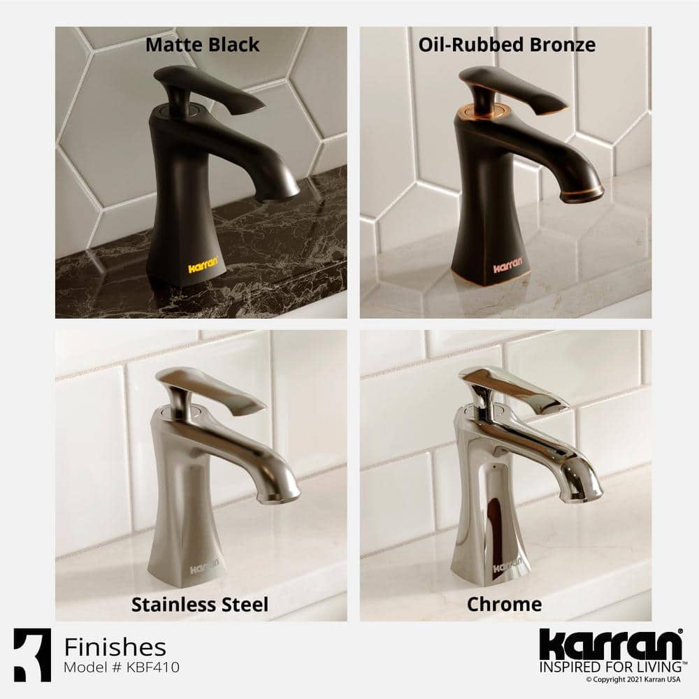 Woodburn Elegantly Classic Oil Rubbed Bronze Single Handle Bathroom Faucet