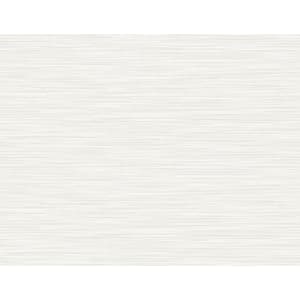 Luxe Retreat Ivory Reef Stringcloth Paper Unpasted Wallpaper Roll (60.75 sq. ft.)