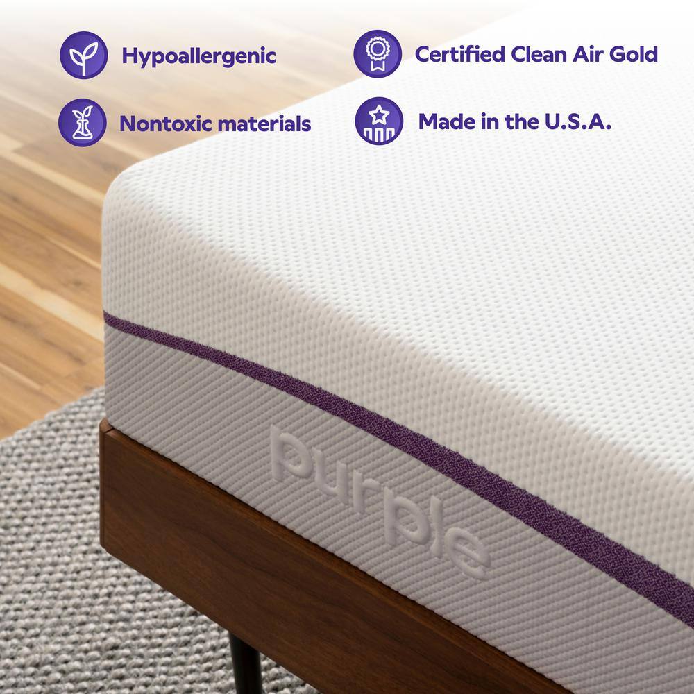 Twin XL White Gel Memory Foam Medium Mattress