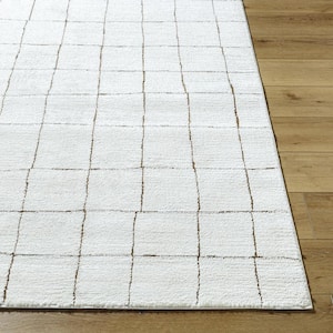 Our PNW Home Cascade Light Brown Modern 5 ft. x 7 ft. Indoor Area Rug