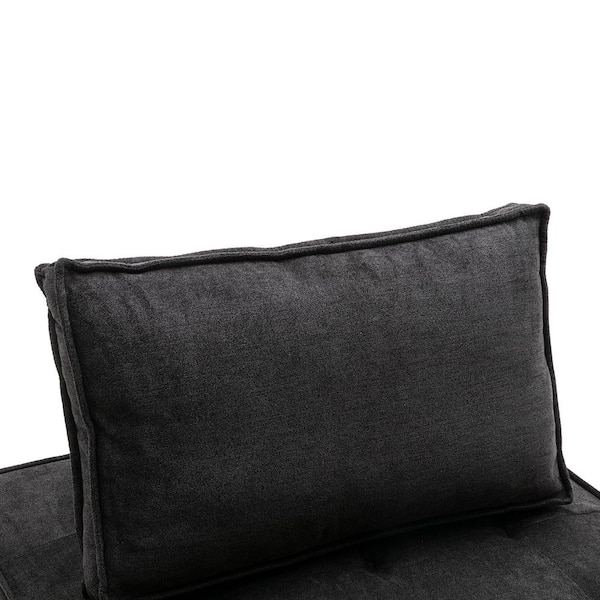 Tush CUSH Home Office Orthopedic Large Computer Ergonomic Seat Cushion  Original - Black Velour Fabric