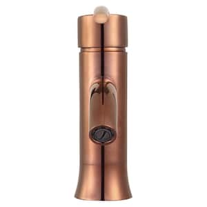 Waverly Single-Handle Single-Hole Bathroom Faucet in Rose Gold