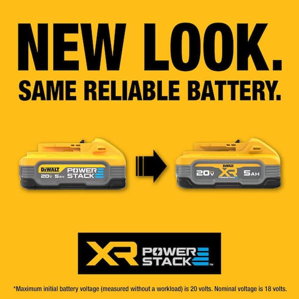 DEWALT - ATOMIC 20V MAX Lithium-Ion 1/2 in. Cordless Ratchet with 20V MAX POWERSTACK Compact Battery Starter Kit