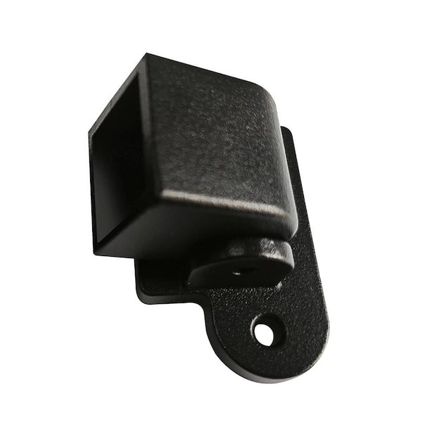 NUVO IRON Ready Rail Series Metal Side-to-Side Swivel Fence Brackets in Black