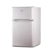 BLACK+DECKER BCRDK32W - Mini refrigerador de 2 puertas con congelador  separado, pequeño, bebidas y alimentos en dormitorio, oficina, apartamento  o