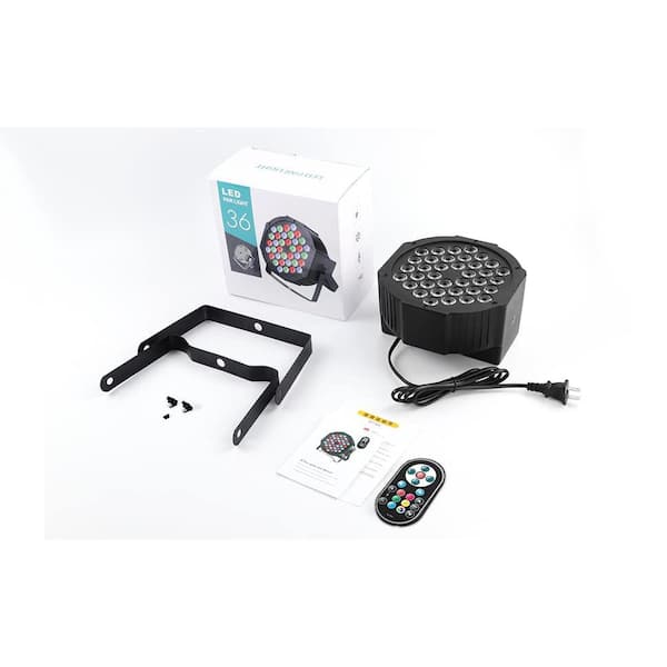 Lukyamzn 36 LED RGB Par Stage Lights, 7 Channel with Remote