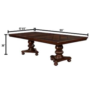Alpena Brown Cherry Dining Table