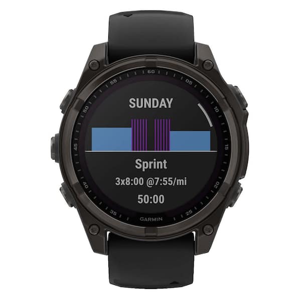Garmin fenix 8 Multisport 47-mm Sapphire Solar GPS Watch with