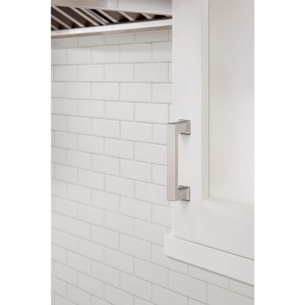 Satin Nickel Brushed Modern Cabinet Pulls with Mounting Hardware